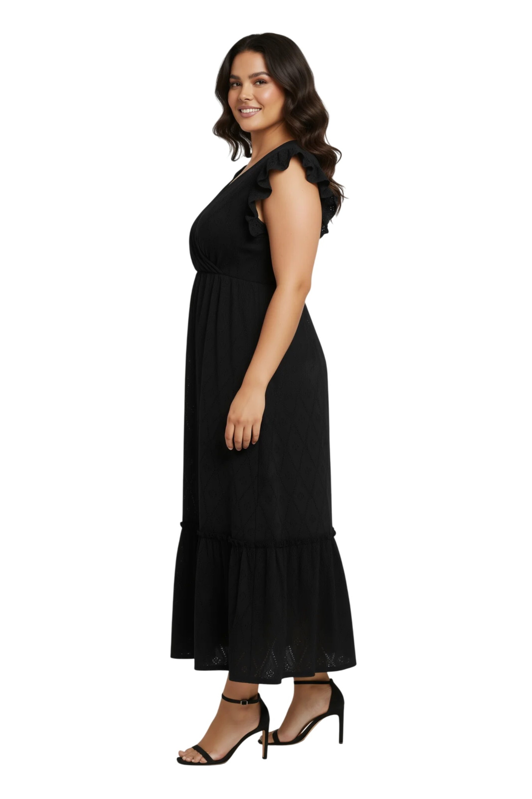 Shape Of You Summer Dress in Black