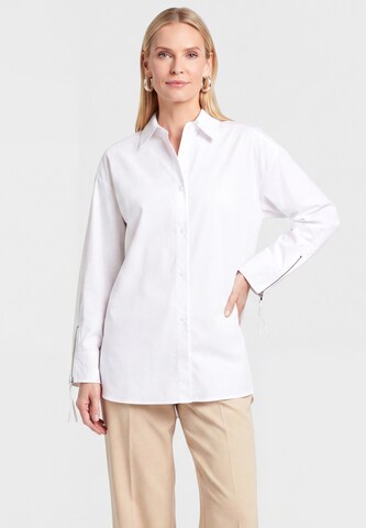 usha WHITE LABEL Blouse in Wit: voorkant