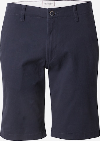 zils JACK & JONES Standarta Čino bikses 'JJIDave': no priekšpuses