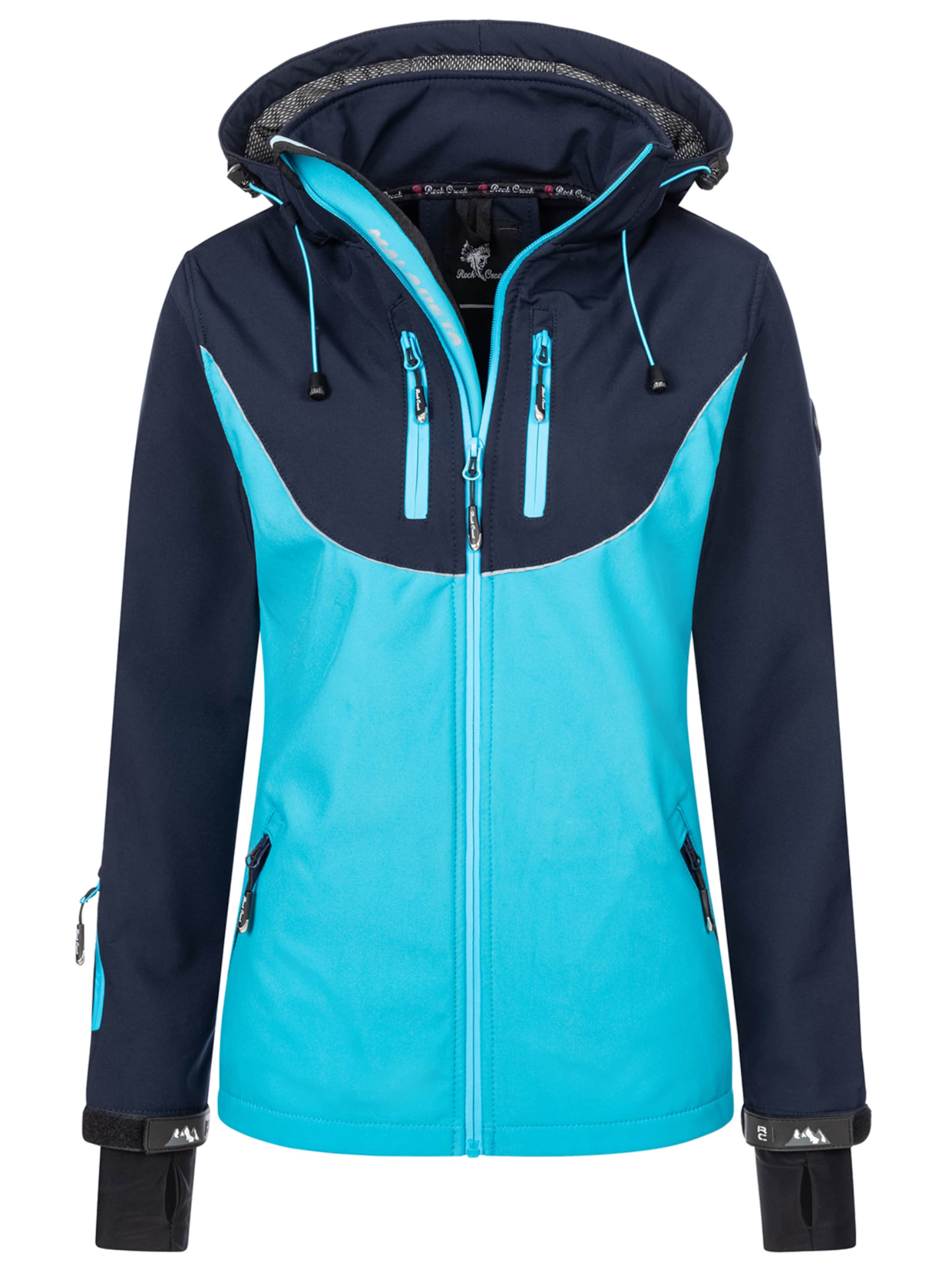 Rock Creek Funktionsjacke in Blau: Vorderseite