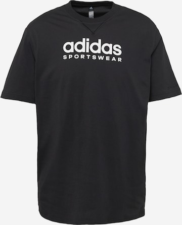 ADIDAS SPORTSWEAR Functioneel shirt 'All Szn Graphic' in Zwart: voorkant