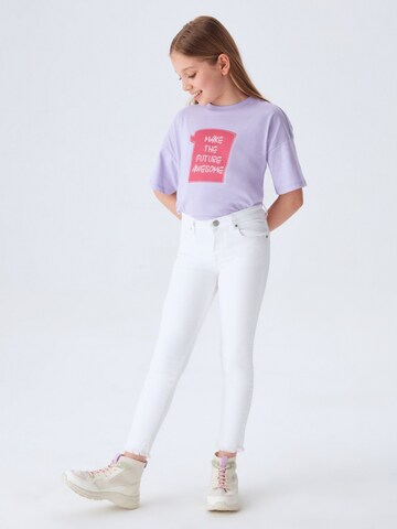LTB Skinny Jeans 'Amy G' in Weiß
