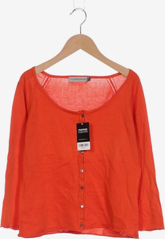 Turnover Sweater & Cardigan in L in Orange: front