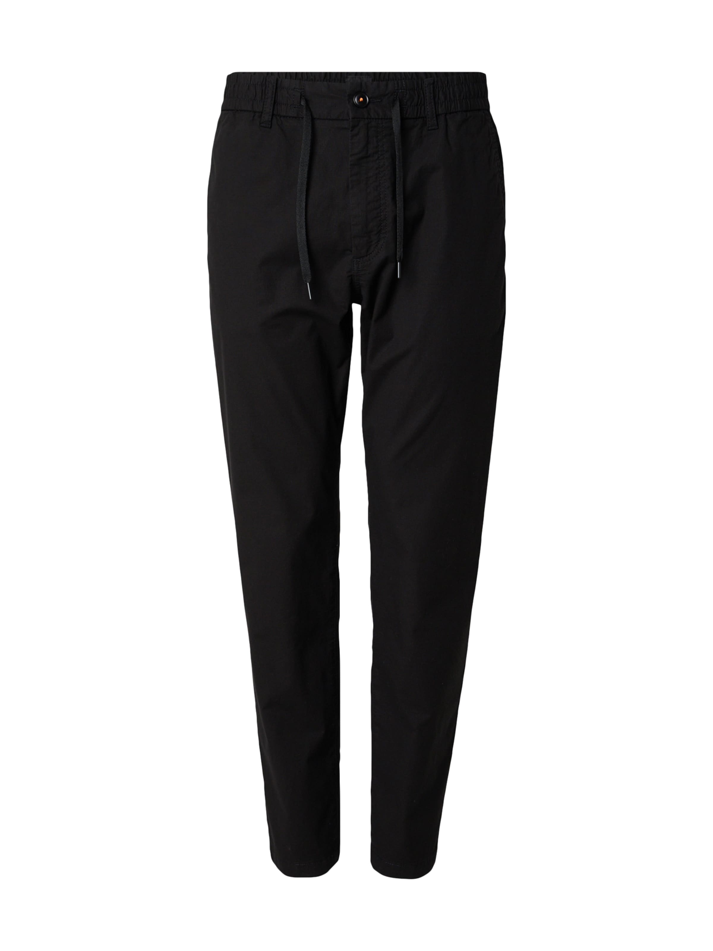 melns BOSS Standarta Čino bikses: no priekšpuses