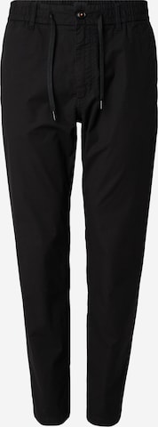 BOSSregular Chino hlače - crna boja: prednji dio
