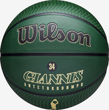 WILSON Ball 'NBA Giannis Antetokounmpo' in Grün: predná strana