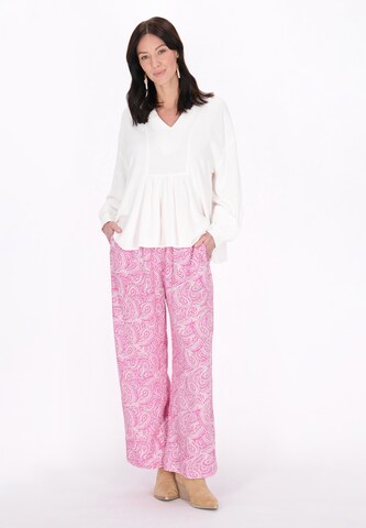 usha FESTIVAL Wide leg Trousers in Pink