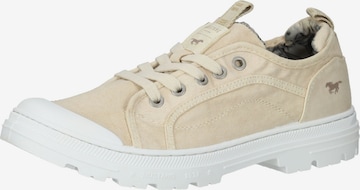 MUSTANG Lace-Up Shoes in Beige: front