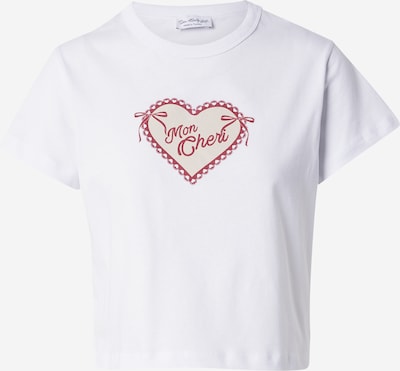 Miss Selfridge Paita 'mon Cheri baby' värissä vaaleabeige / punainen / valkoinen, Tuotenäkymä