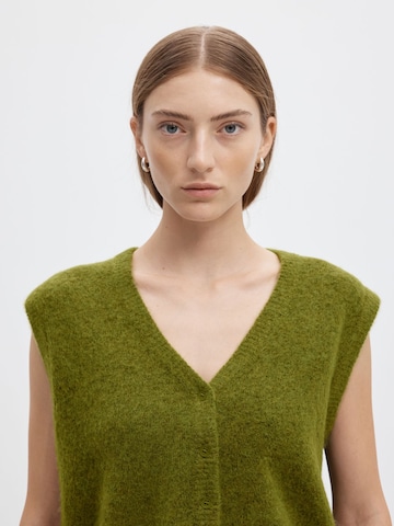 SELECTED - Chaleco de punto en verde