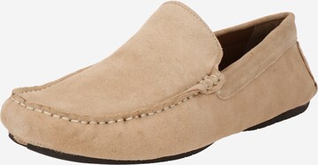 ABOUT YOU Mocassins 'Linus' in Beige: voorkant