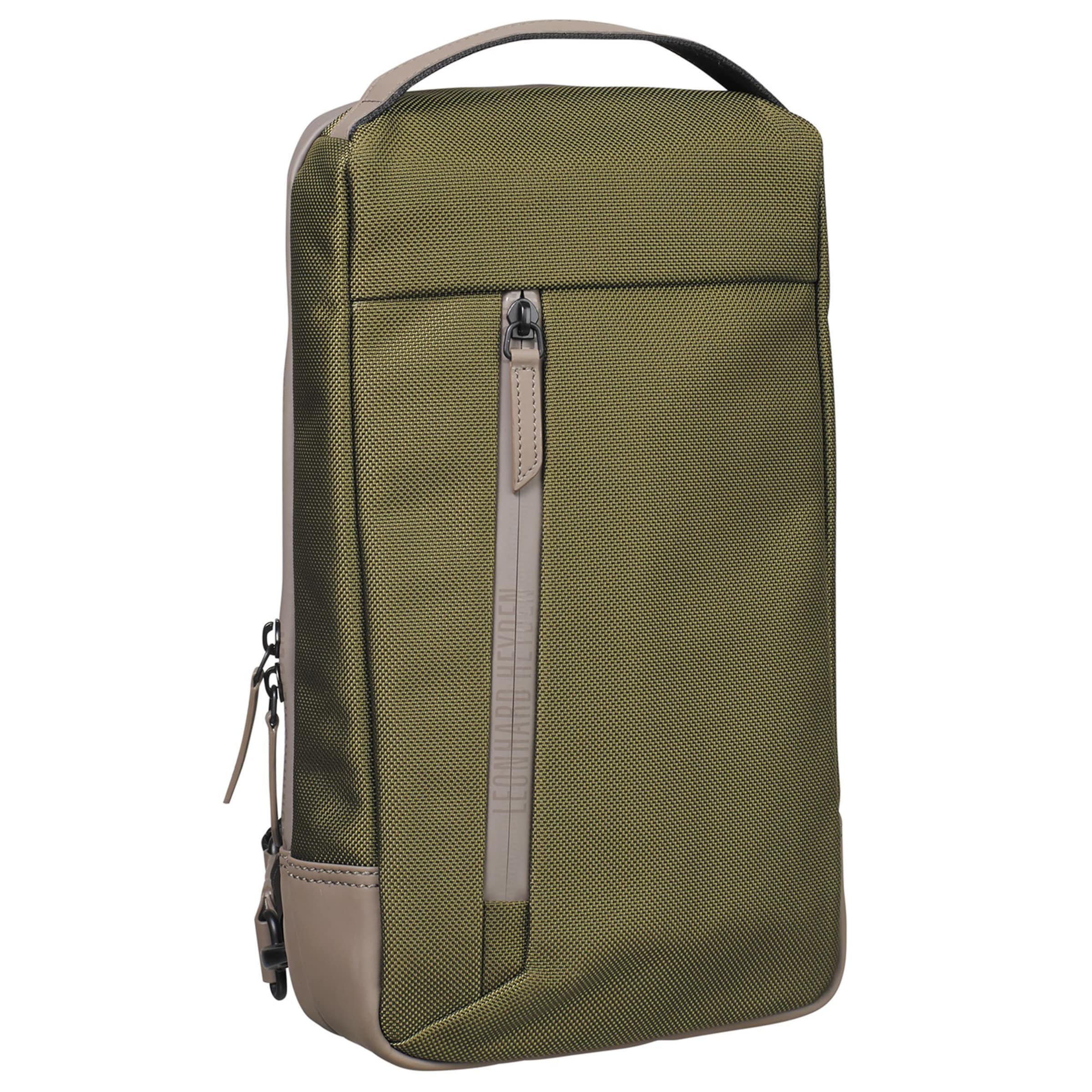 LEONHARD HEYDEN Umhängetasche 'Helsinki' in Grün: Vorderseite