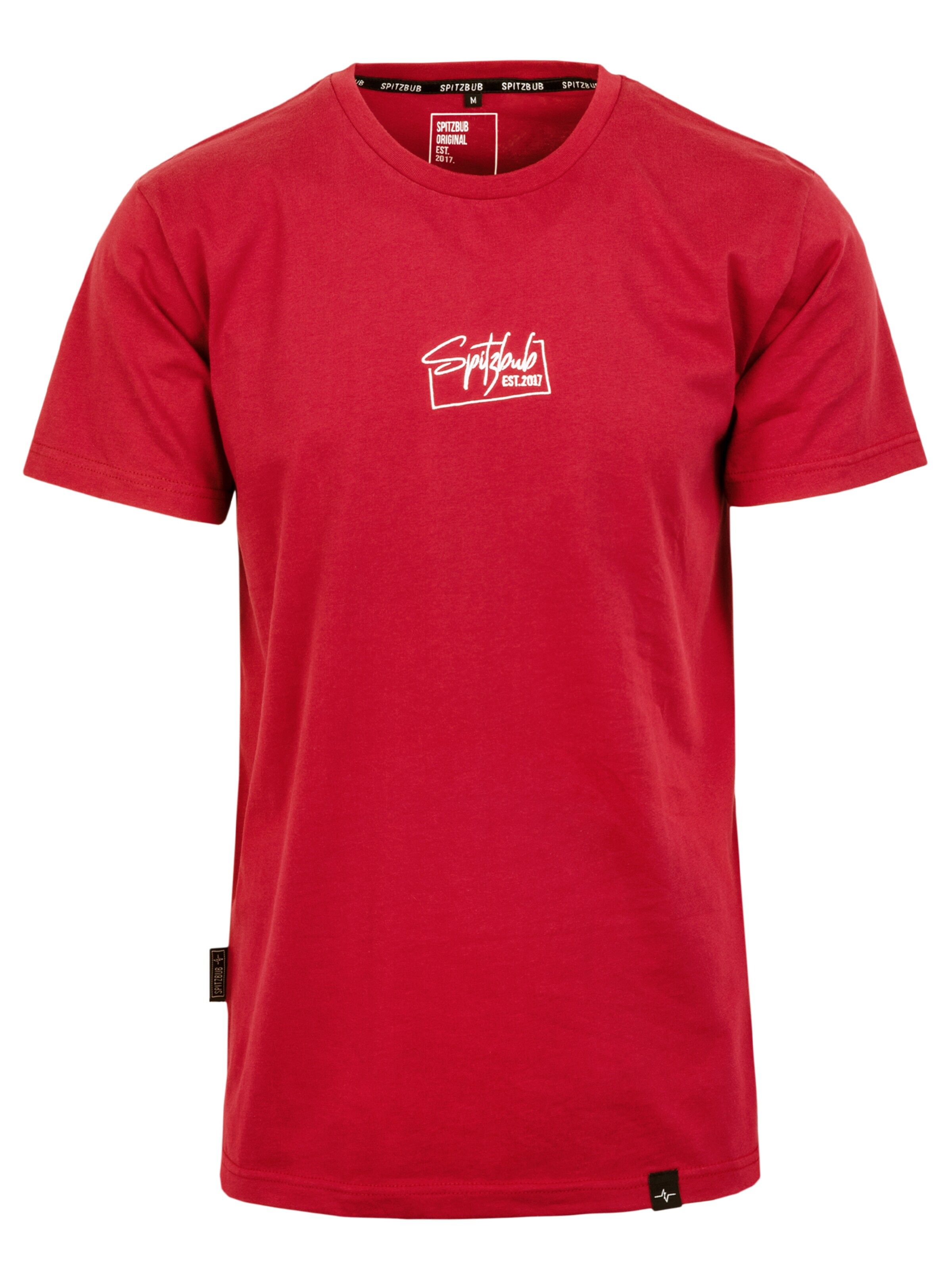 T-Shirt 'Heiko' SPITZBUB en rouge : devant