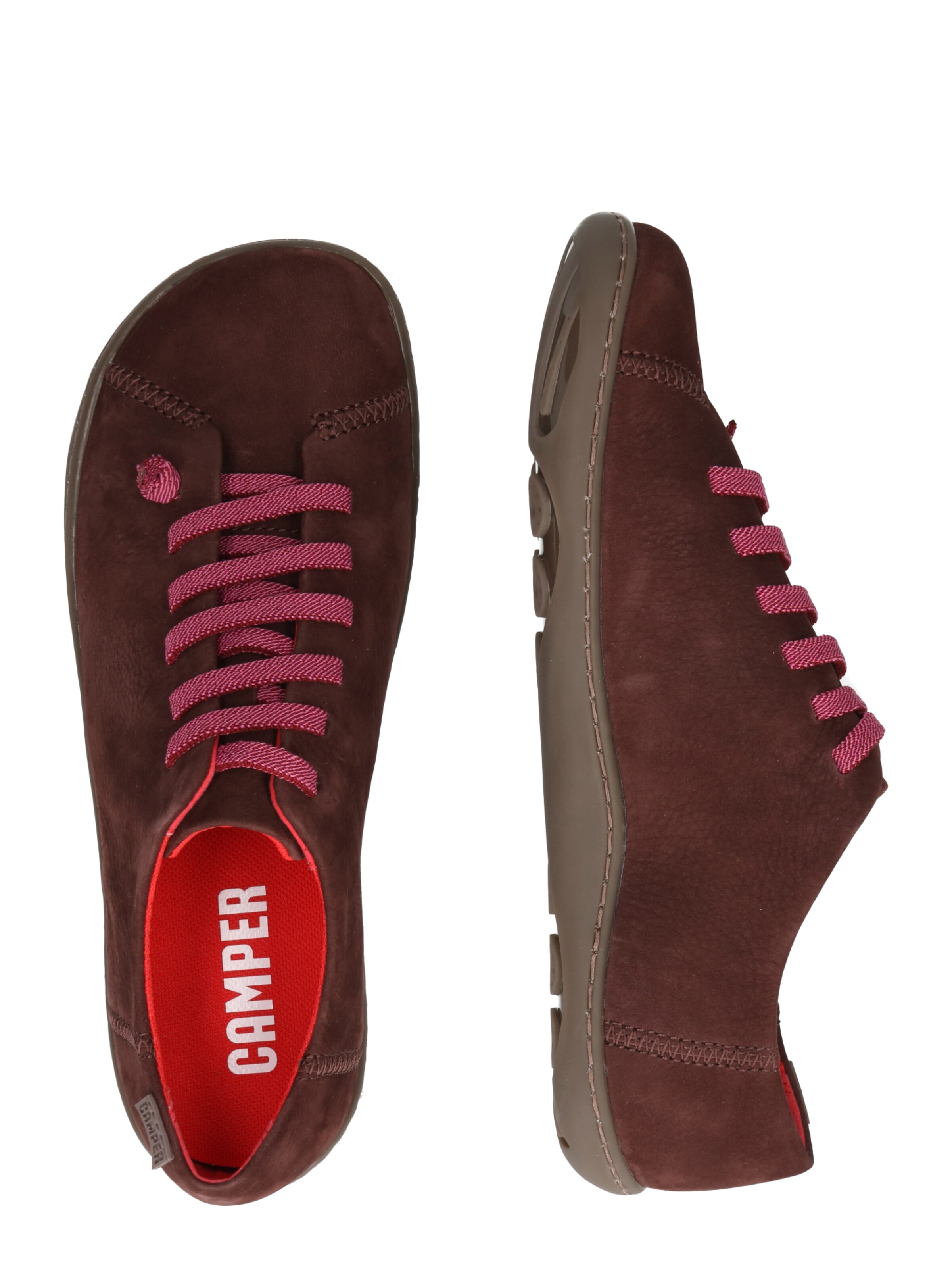 CAMPER Platform trainers 'Peu Cami' in Brown