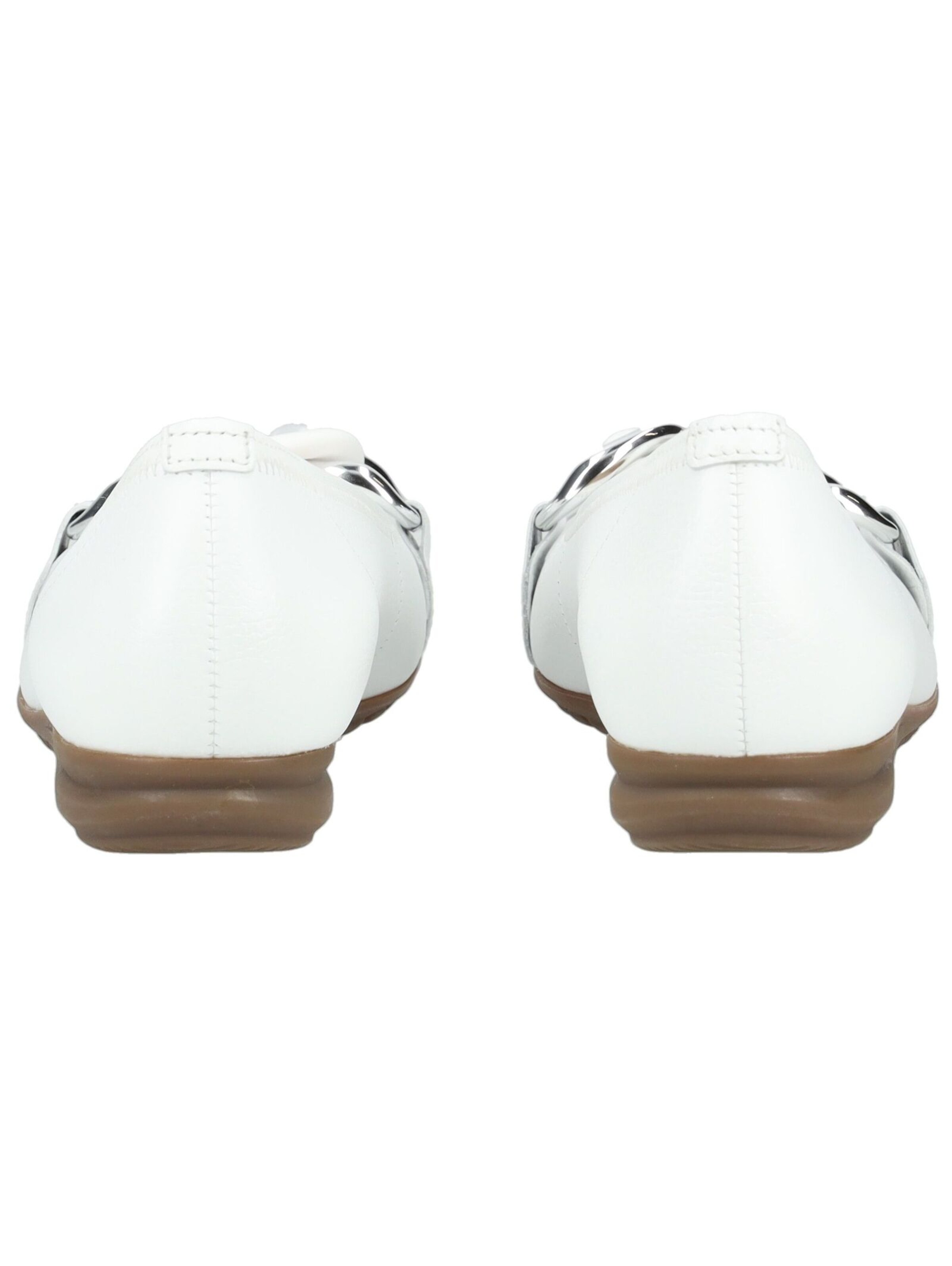 GABOR Ballet Flats in White