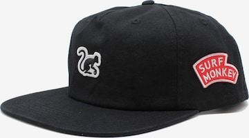 Surf Monkey Czapka z daszkiem '5-Panel Cap Organic' w kolorze czarny: przód