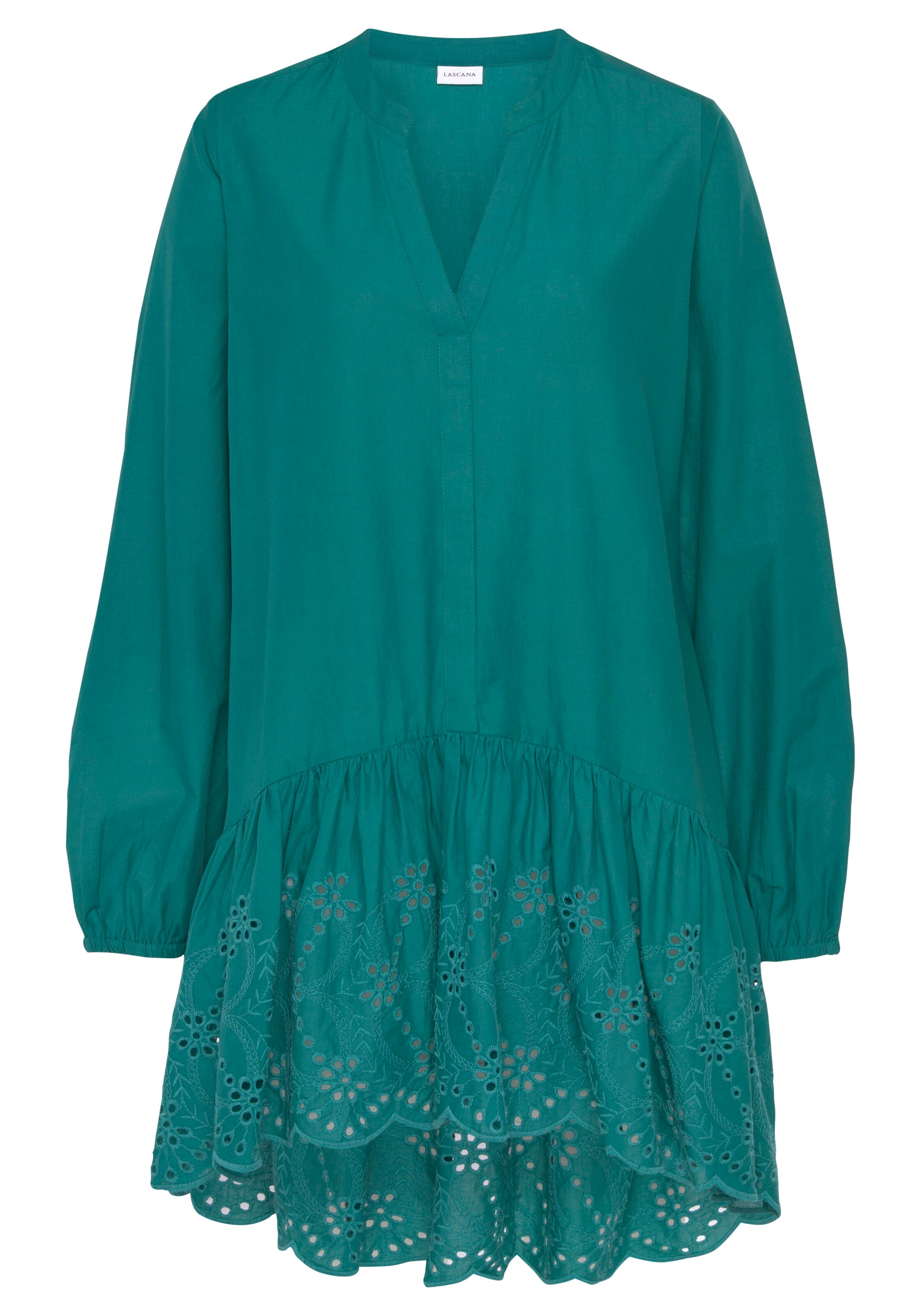 Robe-chemise LASCANA en vert : devant