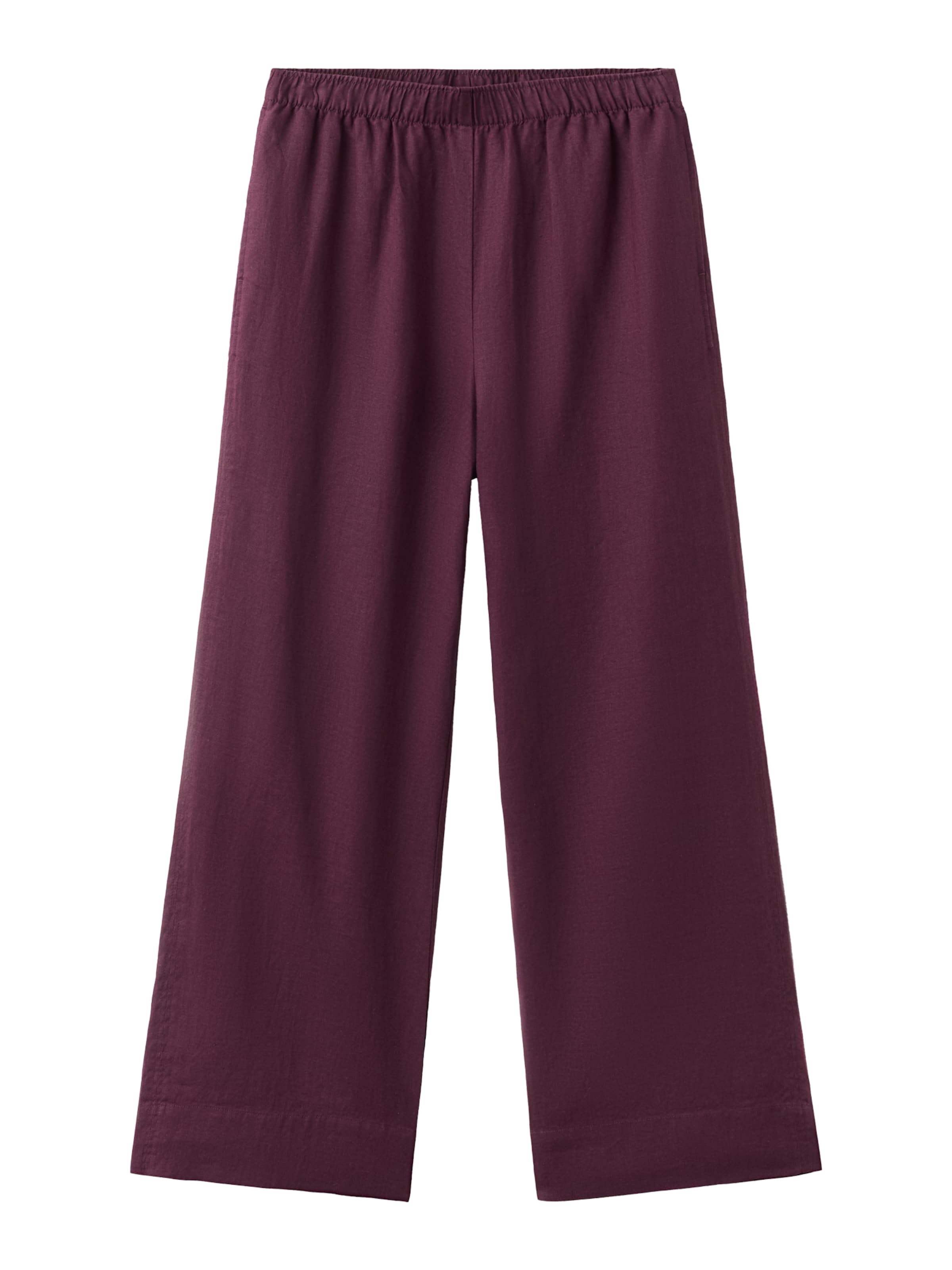 MANGO Hose 'Lino' in Lila: Vorderseite