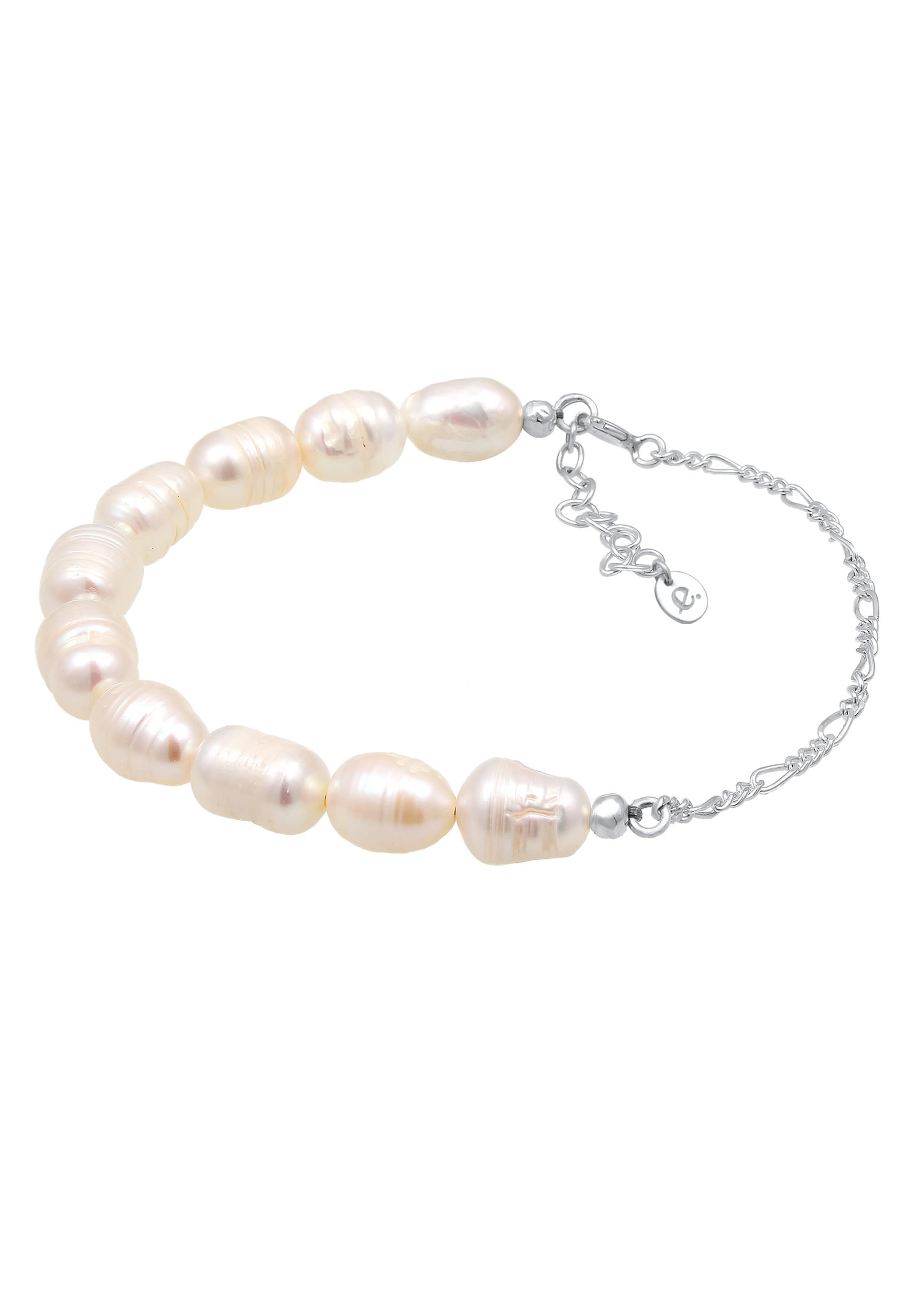 ELLI PREMIUM Armband in Wit: voorkant