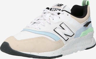 new balance Baskets basses '997' en sable / lilas / noir / blanc, Vue avec produit