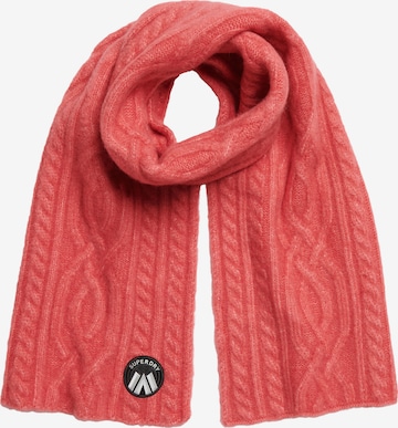Sciarpa di Superdry & Co in rosa: frontale