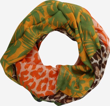 CODELLO Tube Scarf in Green: front