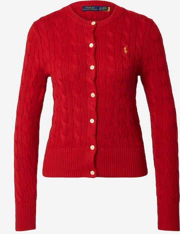 Polo Ralph Lauren Knit Cardigan in Red: front