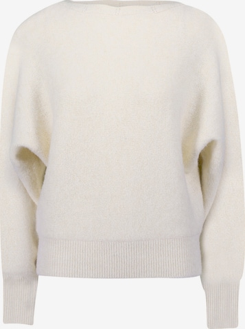 zero Strickpullover mit U-Boot Ausschnitt in Beige: Vorderseite