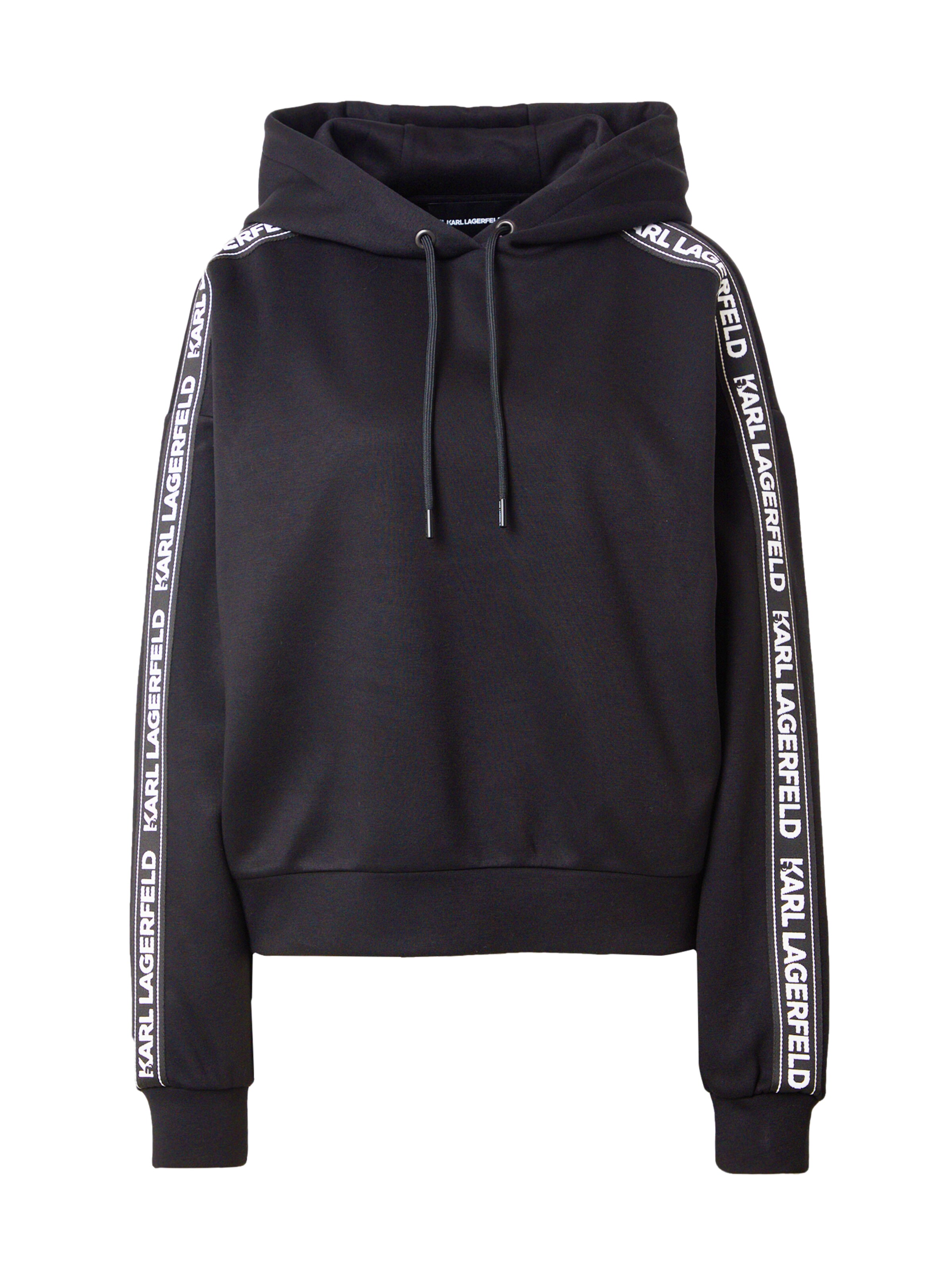 Karl Lagerfeld Μπλούζα φούτερ σε μαύρο: μπροστά
