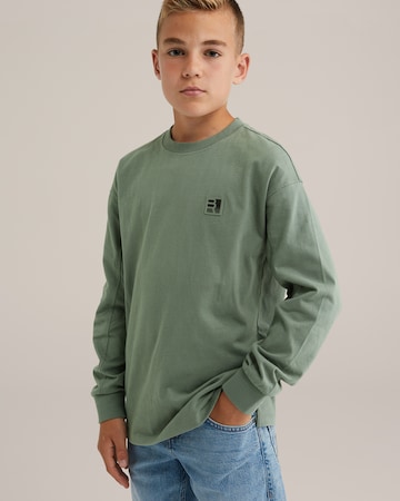 WE Fashion Shirt in Green: front
