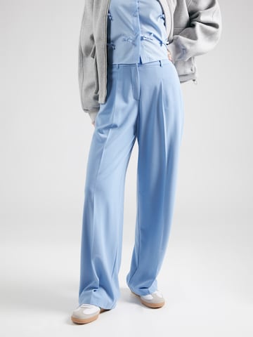 Wide leg Pantaloni con piega frontale 'Lea' di TOM TAILOR in blu: frontale