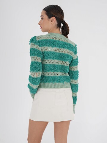 Cardigan 'VALE' FRESHLIONS en vert