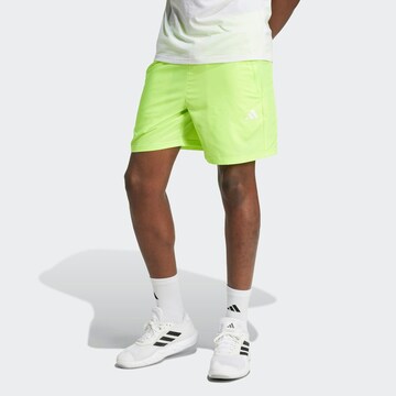 ADIDAS PERFORMANCE Regular Sports trousers 'Train Icons 3-Stripes' in Green: front