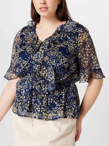 Vero Moda Curve Blouse 'DORA KAYA' in Blue