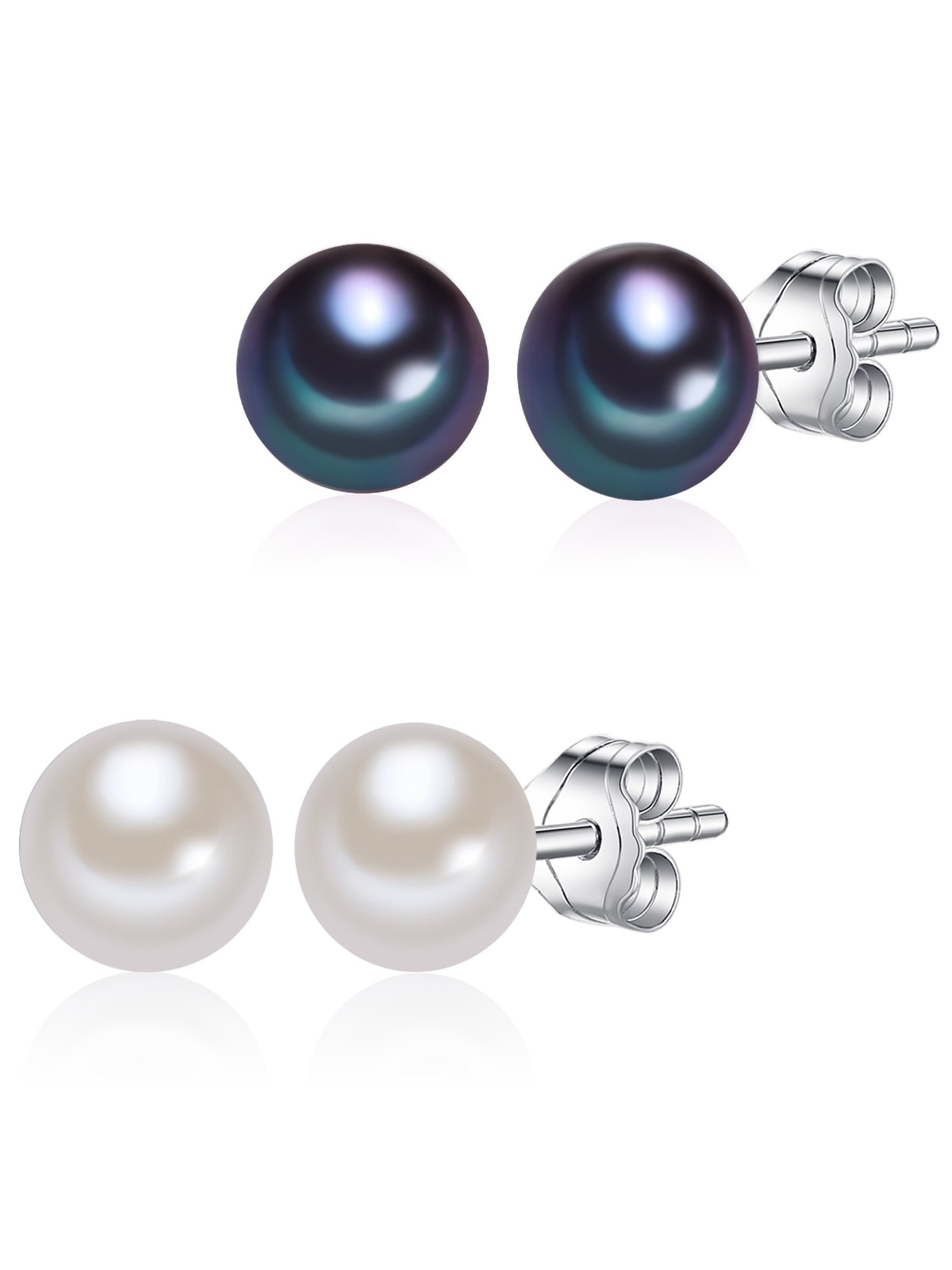 Lulu & Jane Earrings in Blue: front