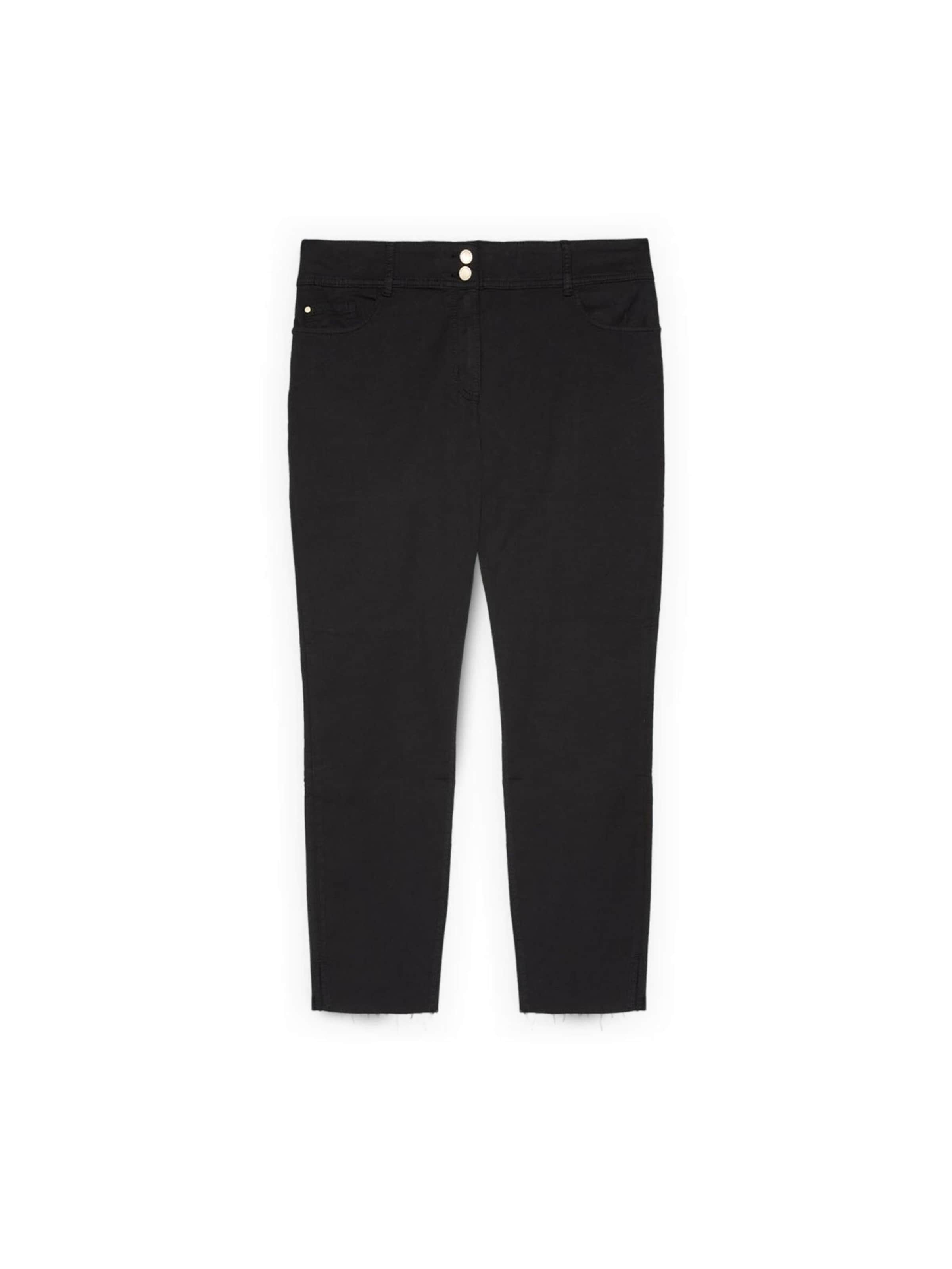 Skinny Pantalon Fiorella Rubino en noir : devant