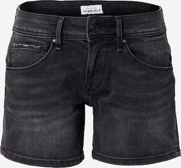 Pepe Jeans - Calças de ganga 'SIOUXIE' em preto: frente