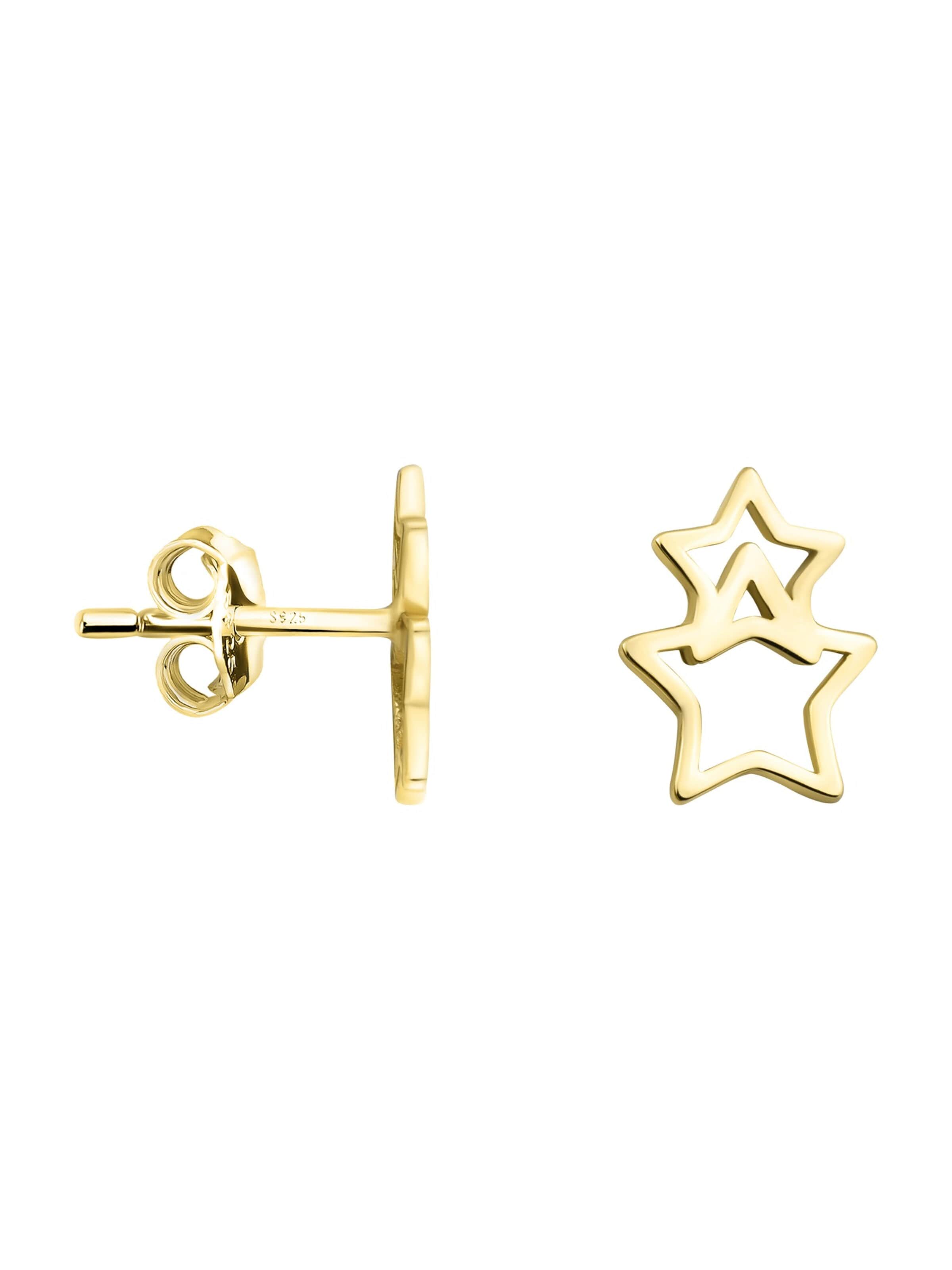 Sofia Milani Earrings 'Star' in Gold: front
