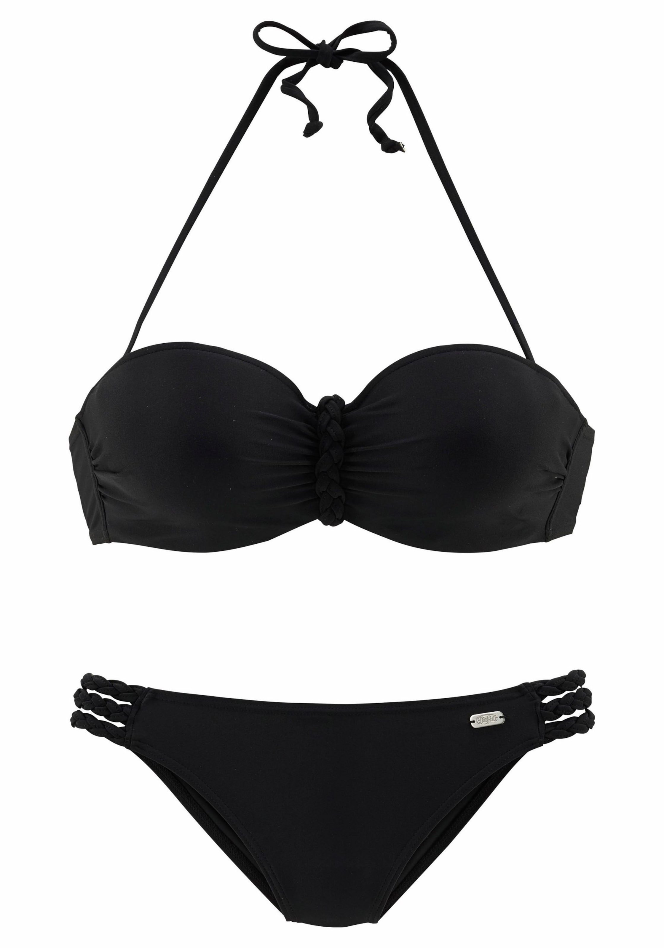 Bikini di BUFFALO in nero: frontale