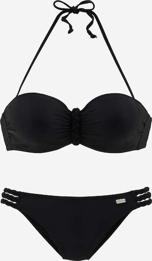 BUFFALO Bikini en noir, Vue avec produit