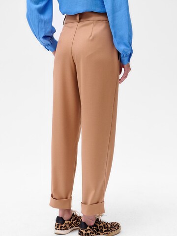 Blue Shadow Regular Pants in Brown