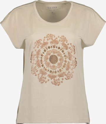 BLUE SEVEN T-shirt i beige: framsida