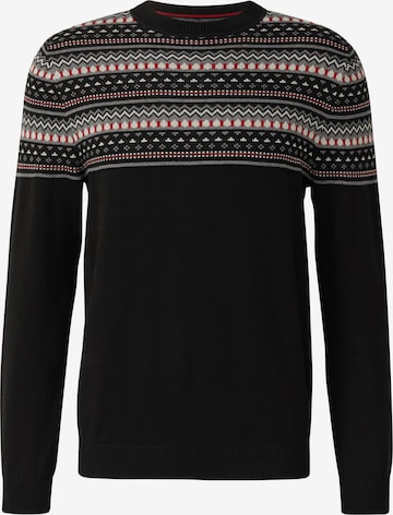s.Oliver Pullover in Schwarz: Vorderseite
