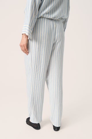 SOAKED IN LUXURY Loosefit Hose 'Belira' in Blau