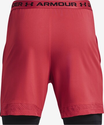 UNDER ARMOUR Regular Workout Pants 'Vanish' in Red