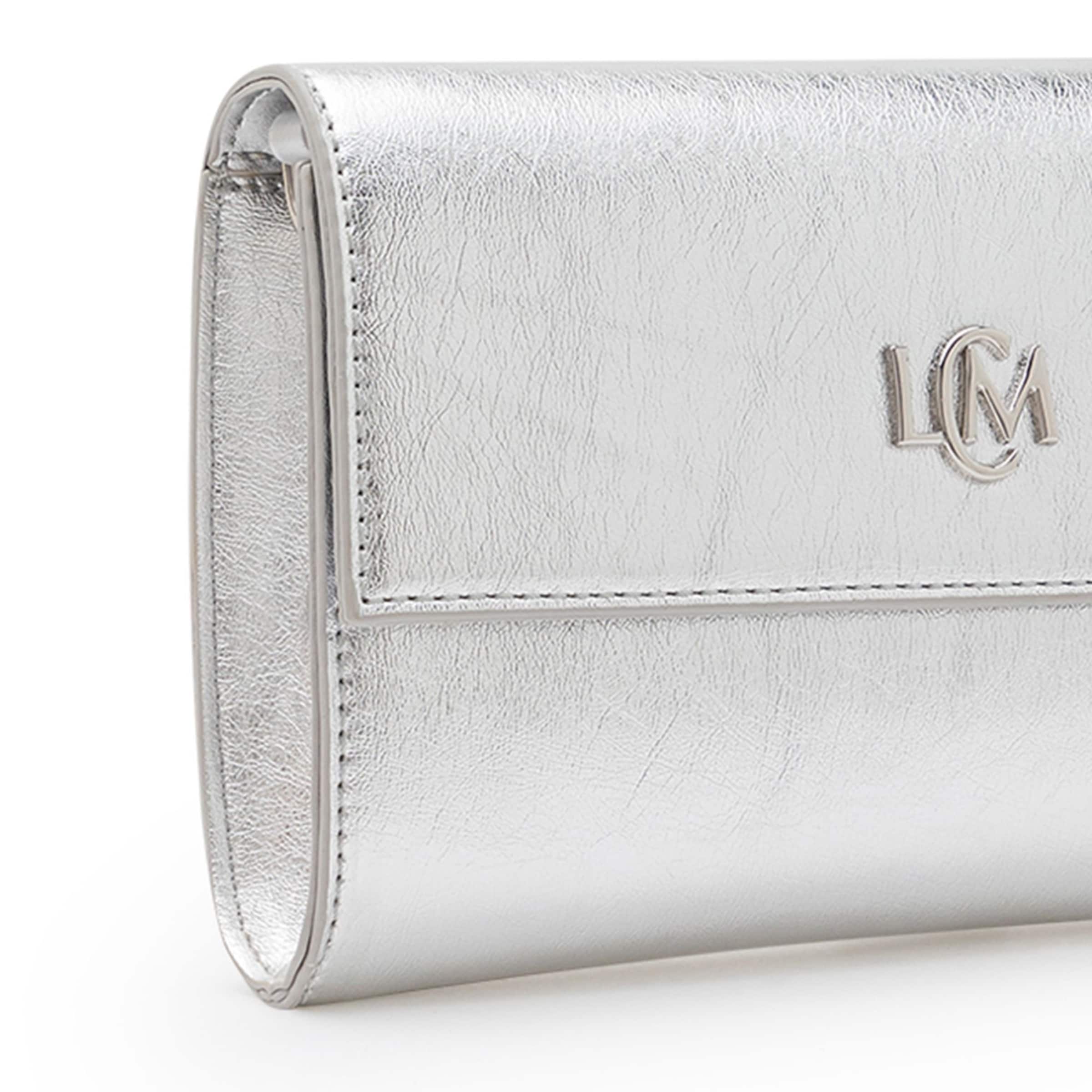 Sac à bandoulière L.CREDI en argent