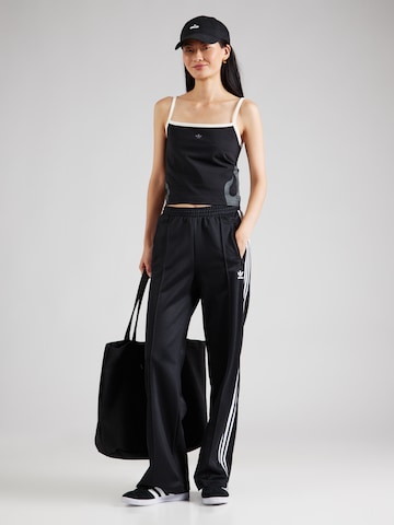 Wide leg Pantaloni 'BECKENBAUER' de la ADIDAS ORIGINALS pe negru