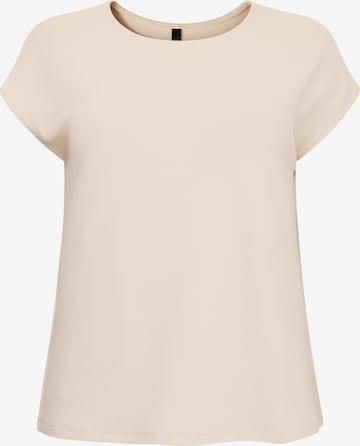 Yoek Shirt in Beige: voorkant