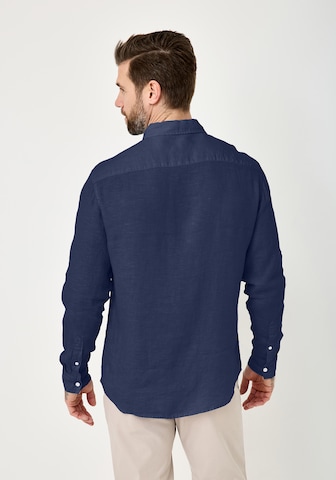 REDPOINT Regular Fit Hemd in Blau