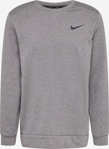 NIKE Sportsweatshirt in Grijs: voorkant